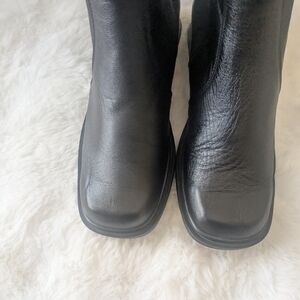 Naot Black Leather Ankle Boots Comfort Walking Shoes Size 9